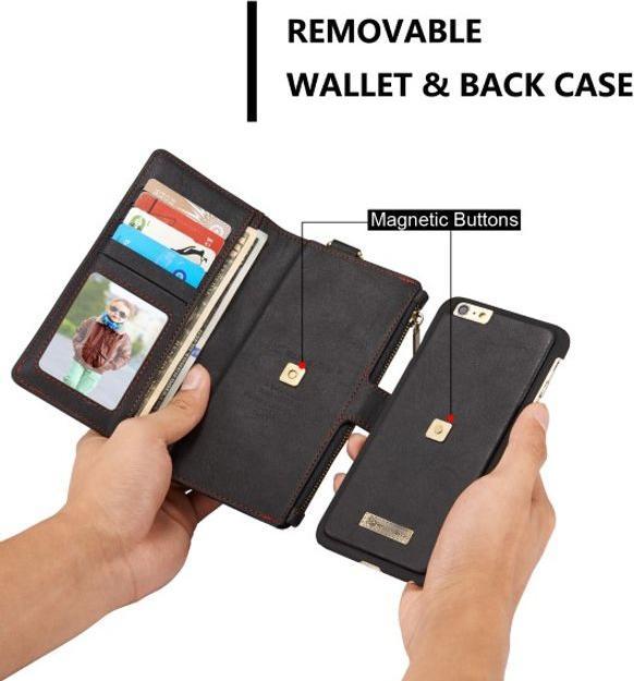 Actual product image Caseme Slim leather case with wallet (Apple iPhone 7 Plus, Apple iPhone 8 Plus)