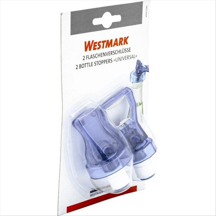 Produktbild Westmark Flaschenverschlüsse- Set 2 Stk. "Universal", 4x4x8 cm (Weinausgiesser)