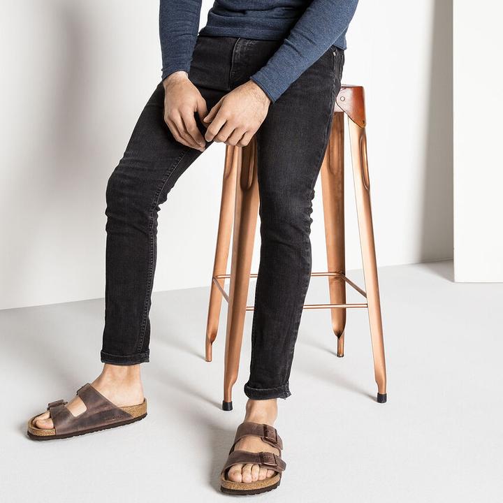 Produktbild Birkenstock Arizona SFB geöltes Nubukleder schmal (38)