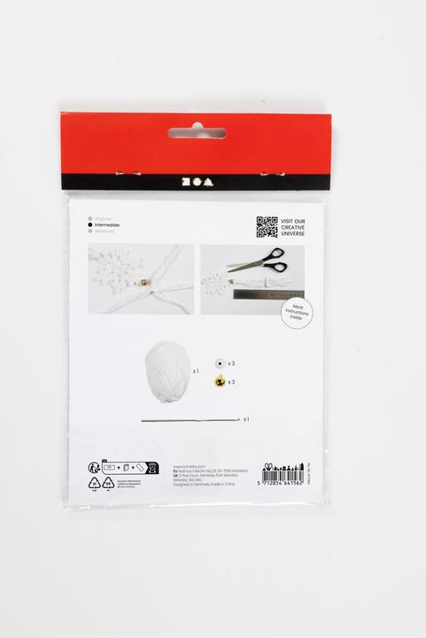 Immagine prodotto Creativ Company Set di lavoretti con fiocco di neve all'uncinetto