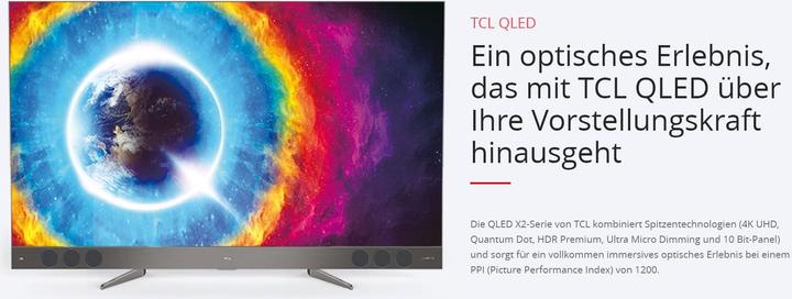 Immagine prodotto TCL U55x9006 (55", LCD, 4K, 2017)