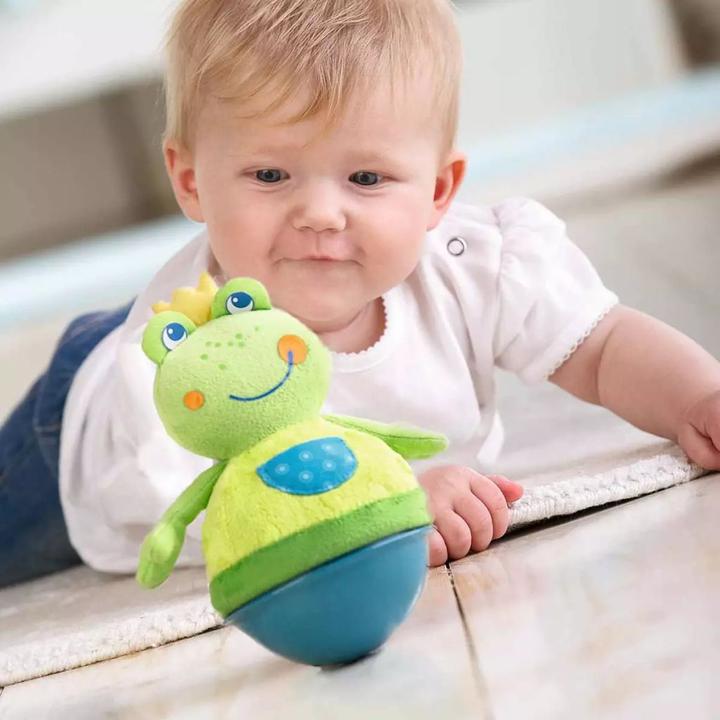 Actual product image Haba standing figure frog