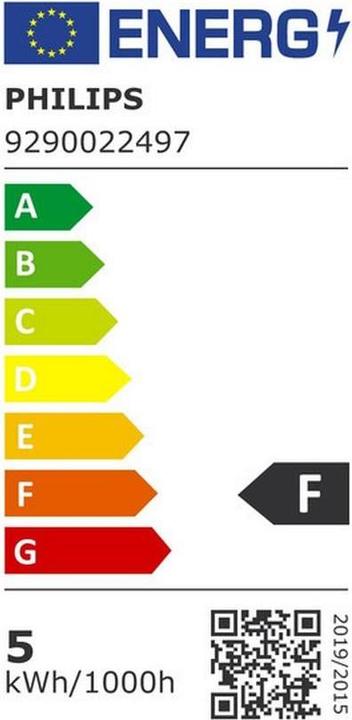 Energy Label Philips white (E14, 4.30 W, 470 lm, 1 x, F)