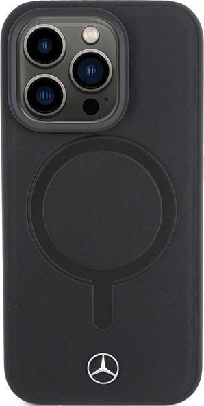 Produktbild Mercedes MEHMP15X23RCMK iPhone 15 Pro Max 6.7" czarny/black hardcase Smooth Leather MagSafe (Apple iPhone 15 Pro Max)