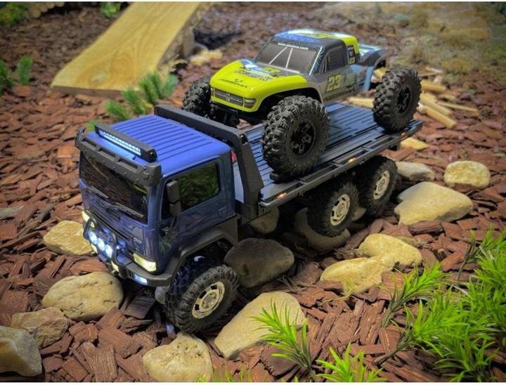 Produktbild Absima CR18P Tow Truck 6x6 Brushless 1:18 RC Modell-LKW Elektro Crawler Allradan (RTR Ready-to-Run)