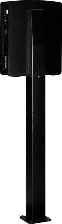 Produktbild ABL Stele POLE Slim für eine 100000191 Wallbox eM4 Twin, RAL 9011, 1469 x 395