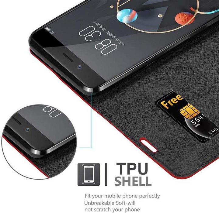 Actual product image Cadorabo Book Invisible Magnet Cover (ZTE Nubia Z17 Mini)