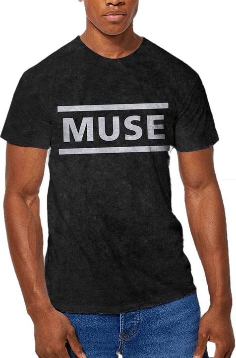 Actual product image Muse Unisex Adult Dip Dye Logo T-Shirt (L)
