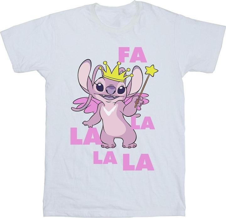 Produktbild Disney Lilo & Stitch Angel Fa La La TShirt (L)
