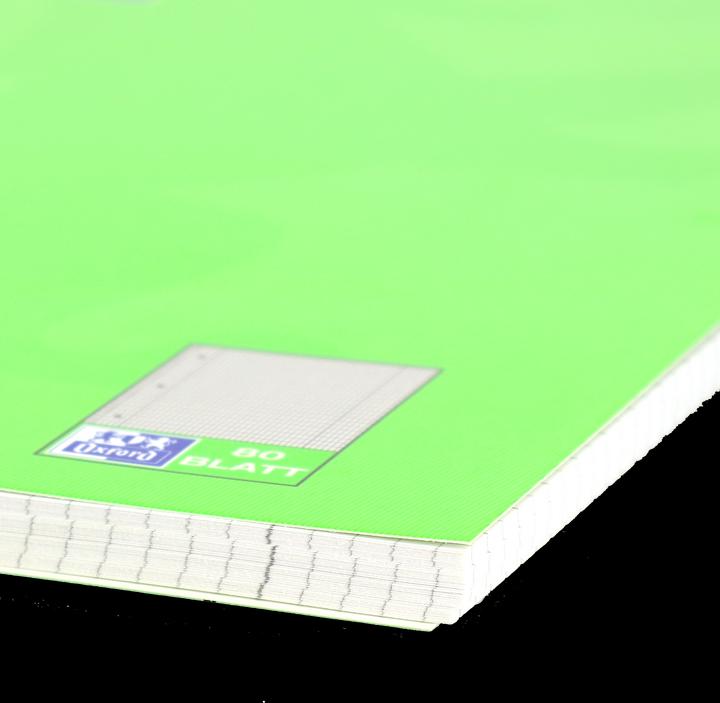 Actual product image Oxford College notebook (A4+, Checked, Lined, Soft cover)