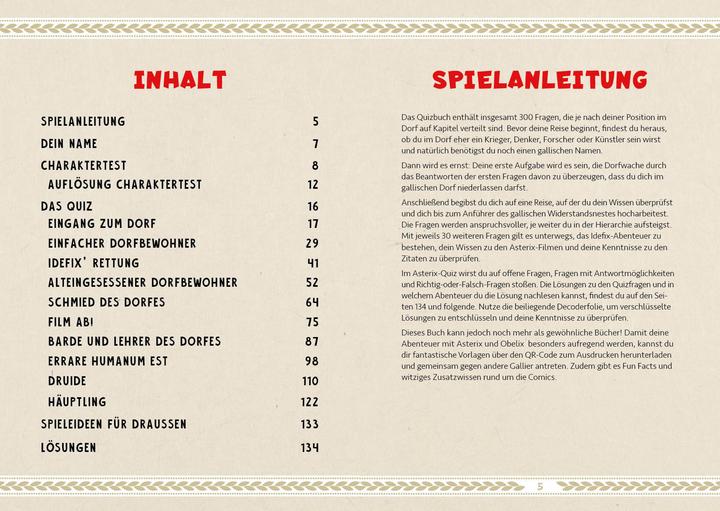 Produktbild Buch - Quiz Asterix-Fans (Deutsch)