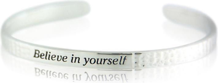Produktbild Leyda Armspange Believe In Yourself (16 cm, Silber 925)