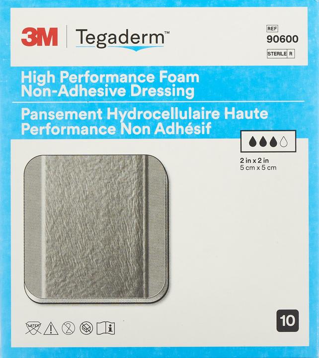 Image du produit 3M Pansement mousse Tegaderm Foam 5cmx5cm (10 pcs)