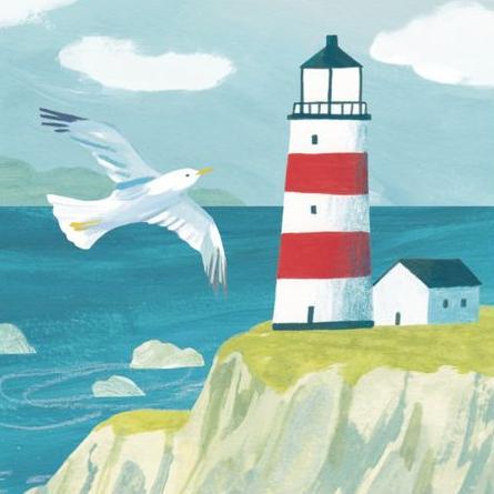 Image du produit Up with paper Carte pop-up motif phare