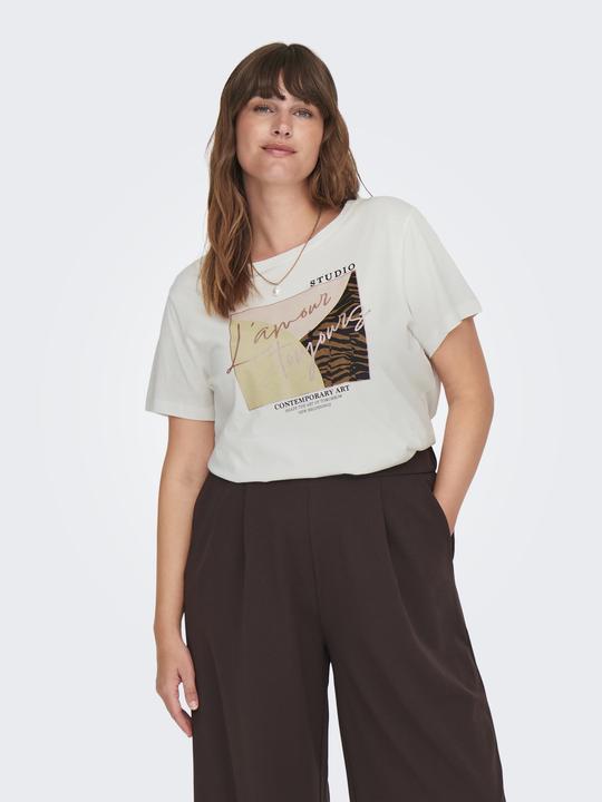 Produktbild Only Normal geschnitten Rundhals Curve Top T-shirt (M)
