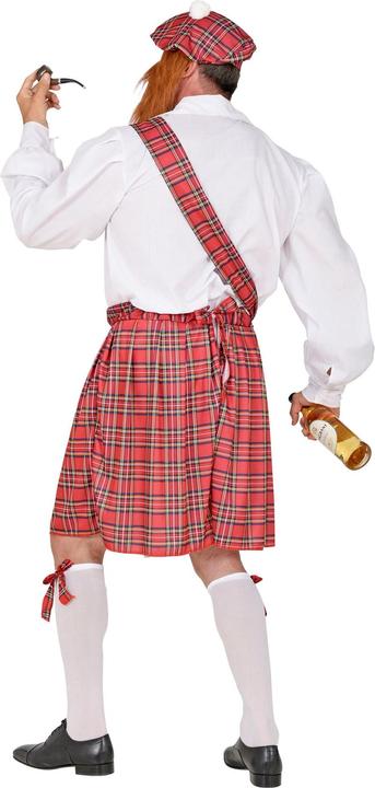 Actual product image Widmann FRECHER SCHOTTE (Hemd, Kilt, Schärpe, kurze Hose mit Glied, Mütze mit Bart), XL/XXL (L, XL)