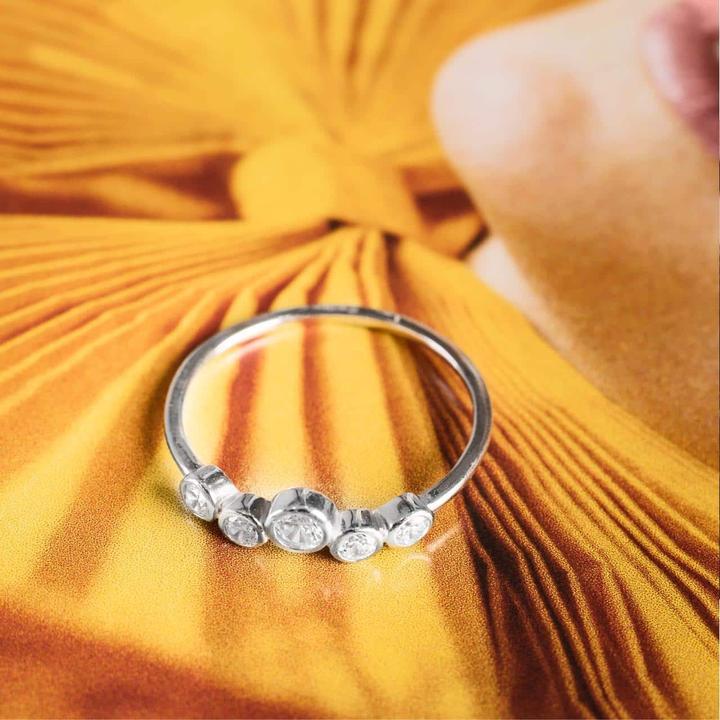 Actual product image Candy Brooks ring, 925 Sterling silver (62, 925 Silver)