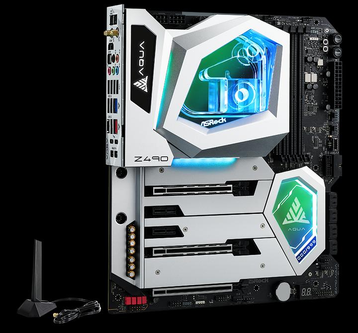 Produktbild AsRock Z490 Aqua (LGA 1200, Intel Z490, E-ATX)