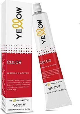 Yellow ALFAPARF Dauerhafte Haarfarbe 100ml 7.11 Mittelblond Intensiv Asche - Gelbe Farbe Arganöl (7.11 Mittelblond)