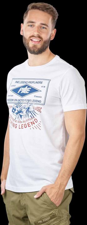 Actual product image Pme Legend Short Sleeve Jersey T-Shirt Crew Neck Bright Whit (XL)