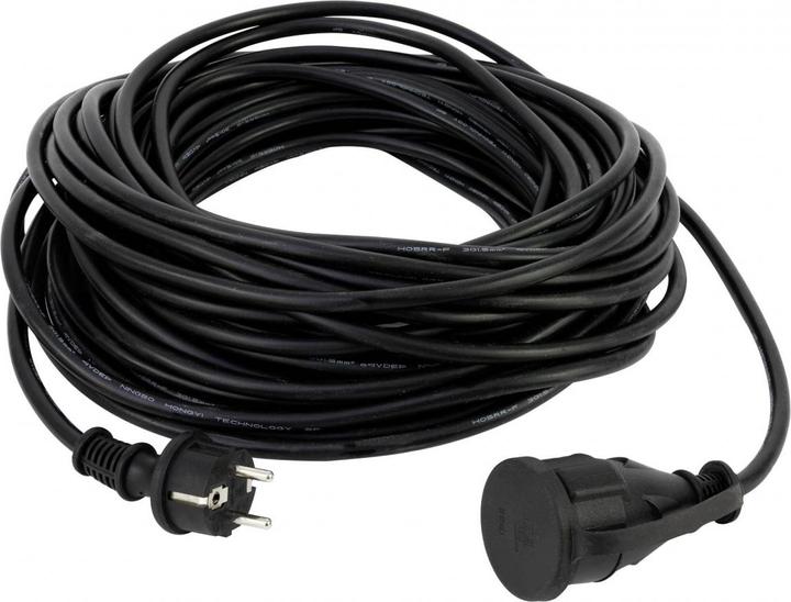 Produktbild REV 0017258549 Strom Verlängerungskabel 16 A Schwarz 25.00 m H05RR-F 3F 3G 1,5 (25 m)