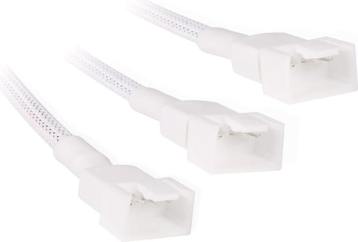 Produktbild Alphacool LK Y-Splitter 4-Pin auf 3x 4-Pin PWM 60cm wei??