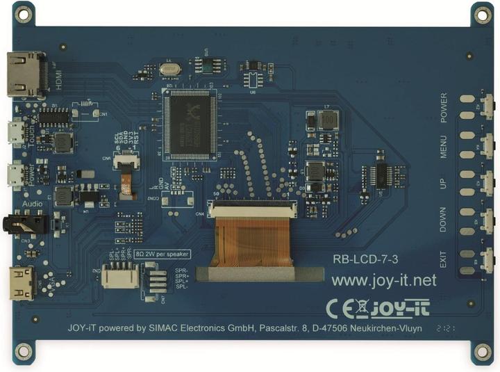 Nährwerte und Zutaten Joy-it 7 zoll lcd touchscreen display