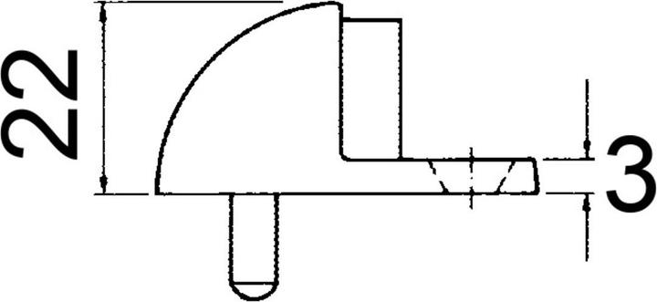 Actual product image Werkstarck Floor door buffer (1 Piece)
