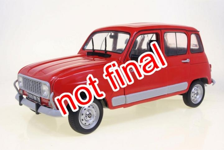 Image du produit Solido 1:12 Renault R4 GTL rouge