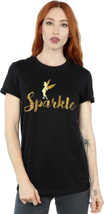 Actual product image Disney Womens/Ladies Princess Tinker Bell Sparkle Time Cotton Boyfriend T-Shirt (4XL)