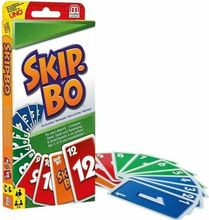 Actual product image Mattel Games Skip-Bo (German, French, Italian)