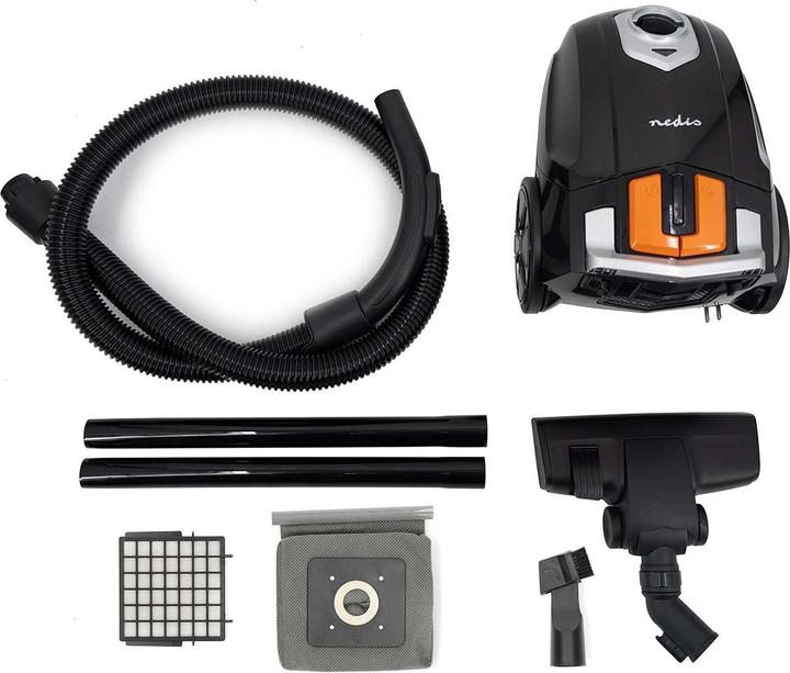 Produktbild Nedis Staubsauger mit Beutel | Mit Beutel | 700 W | Staubkapazität: 2.0 l | Kombi-Bürste | Aktionsra