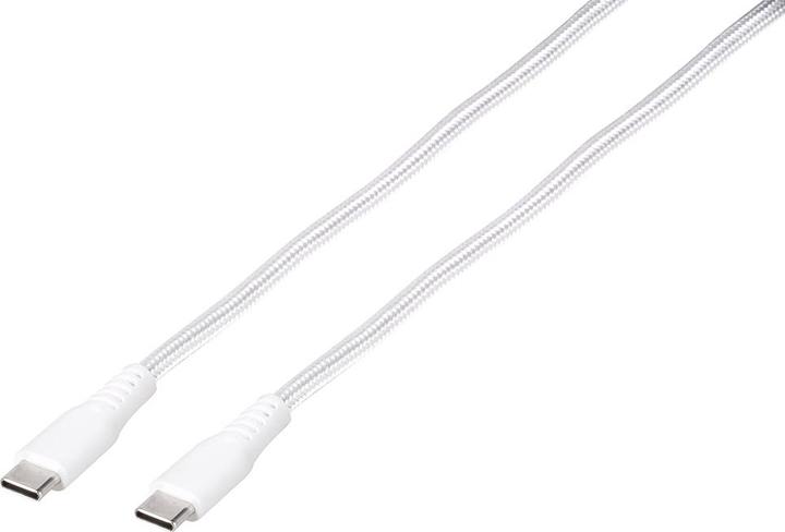 Image du produit Vivanco kabelis USB-C - USB-C LongLife Charging 1,5 m, baltas (62398) (1.50 m, USB 3.2 Gen 2, 60 W)