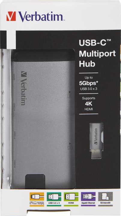 Actual product image Verbatim Multiport (USB-C, 1 Ports)
