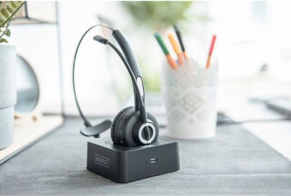 Produktbild Digitus On Ear Bluetooth Headset mit Docking Station (Kabellos)