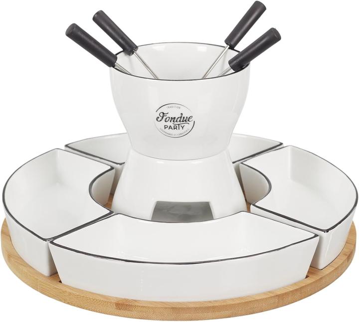 Actual product image Cook Concept fondue box support bamboo cupx4 and p4