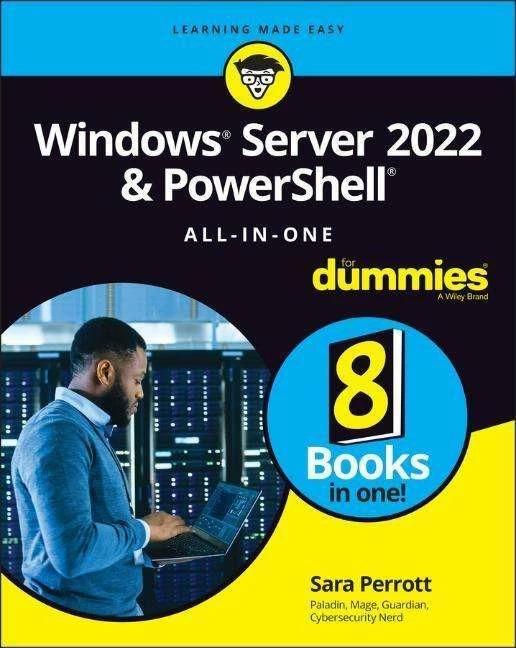 Immagine prodotto Windows Server 2022 & Powershell All-in-One For Dummies (Inglese, Sara Perrott, 2022)