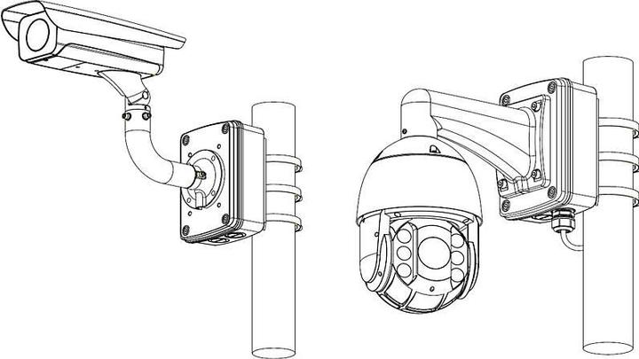 Produktbild Dahua Technology PFA126 Montagebox für Überwachungskameras (Montage-Kit)