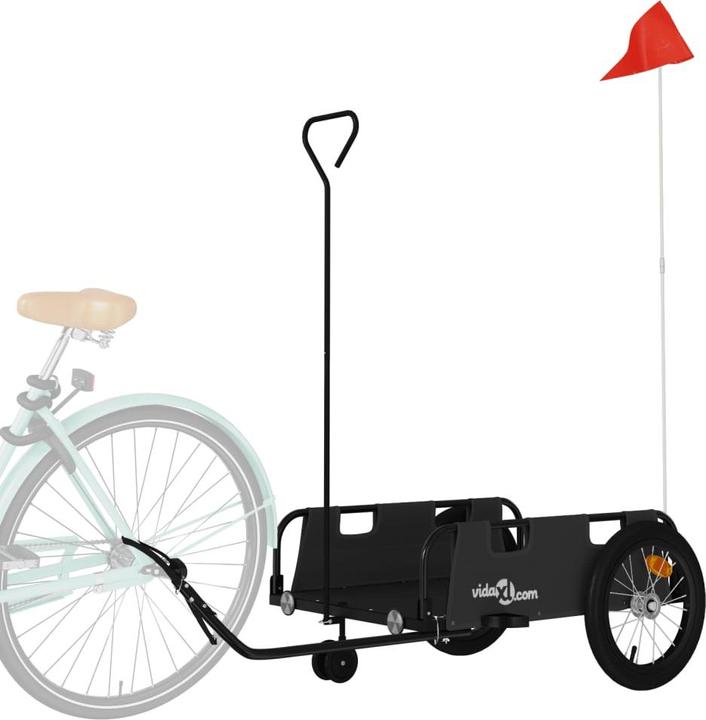 Actual product image VidaXL Fahrradanhänger Oxford-Gewebe und Eisen