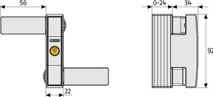 Actual product image Abus 2530 B AL0089
