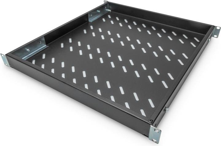Productafbeelding Digitus DN-19 TRAY-1-800-SW Vaste plank 525mm, max. 50kg zwart