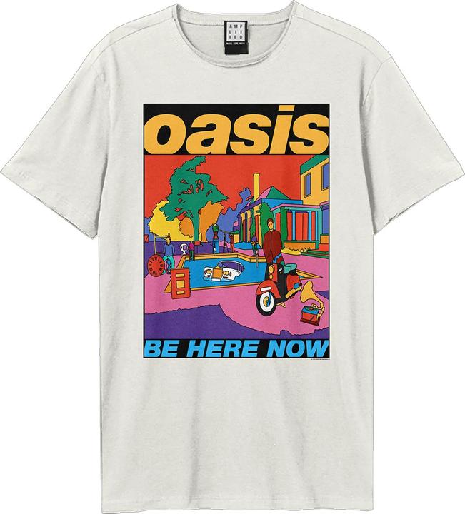 Actual product image Amplified Unisex Adult Be Here Now Oasis T-Shirt (M)