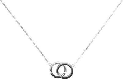 Actual product image Vuch Stylová ocelová náhrdelnák s kroužky Silver Laima