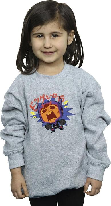 Immagine prodotto Disney Big Hero 6 Baymax Hiro Angry Manga Felpa Ragazze (104)