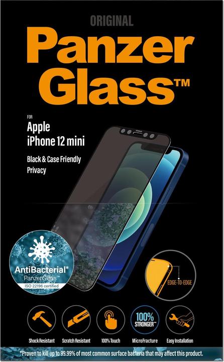 Immagine prodotto PanzerGlass Privacy (1 Pezzo/i, Apple iPhone 12 mini)