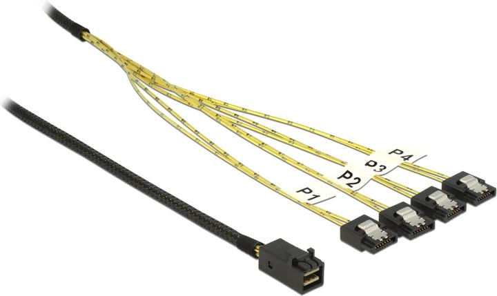 Delock Dellock SAS Kabel: SFF-8643- 4xSATA, 0.5m