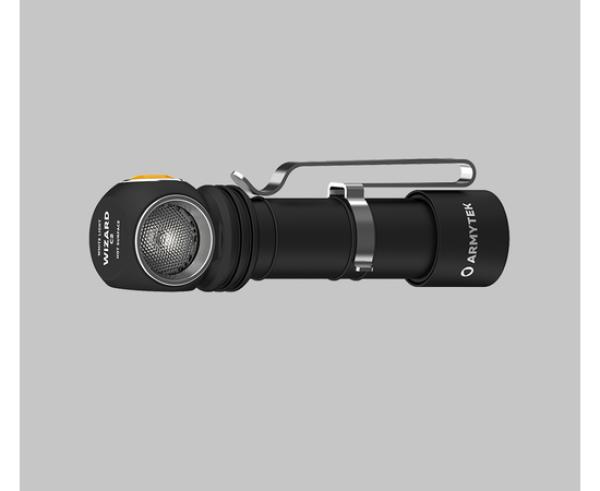 Immagine prodotto ArmyTek Wizard C2 v4 Magnet USB+18650 / LH351D Bianco / 1200 lm / TIR 70°:120° / 1x18650 (11.20 cm, 1200 lm)