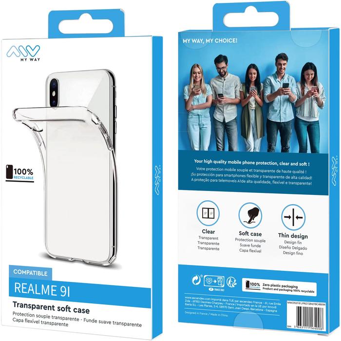 Immagine prodotto My Way Myway Coque Souple Transparente Realme 9i (Realme 9i)