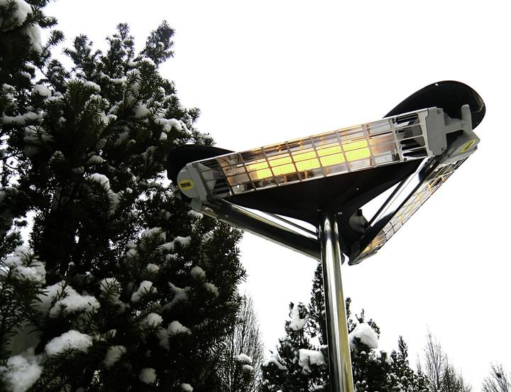 Produktbild Mo-El Stand Infrarotstrahler Heizstrahler Fiore Triangolo 3600 W (3600 W)