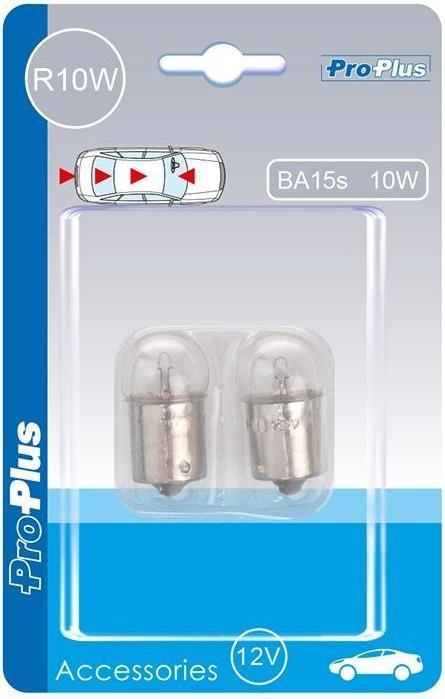 Produktbild ProPlus Autolampe 12V 10W BA15s 2 Stück im Blister